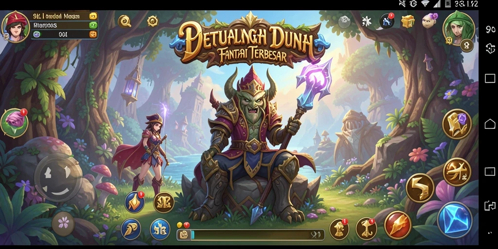 Gameplay menakjubkan di dunia fantasi 9SL.