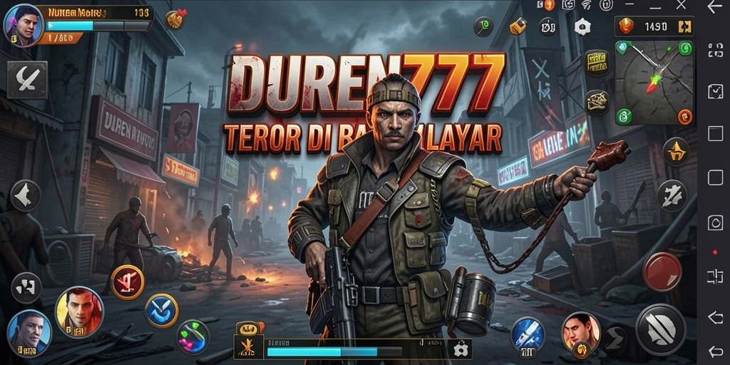 Screenshot gameplay DUREN777 menampilkan suasana mencekam dan menakutkan.