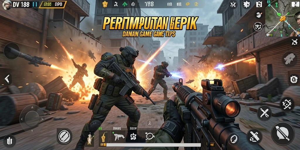 Gameplay seru dari DV188 dengan aksi pertempuran yang mengesankan.