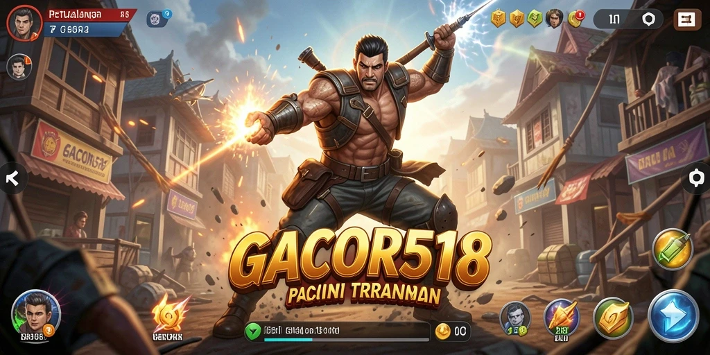 Tampilan menarik dari gameplay GACOR518 dengan aksi mendebarkan.