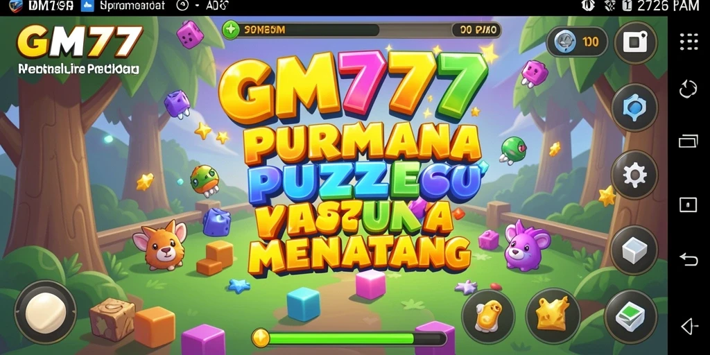 Tampilan gameplay GM777 yang menantang dan menarik untuk teka-teki.