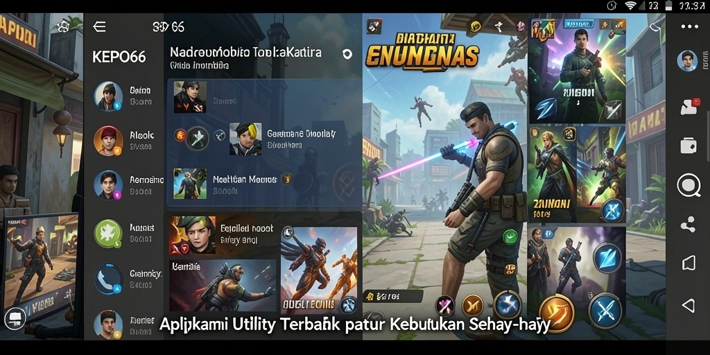 Tampilan antarmuka KEPO66 yang intuitif dan ramah pengguna.