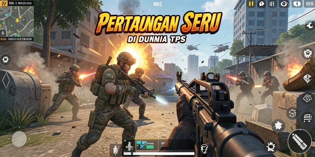 Tangkapan layar menunjukkan aksi mendebarkan dalam NK666.