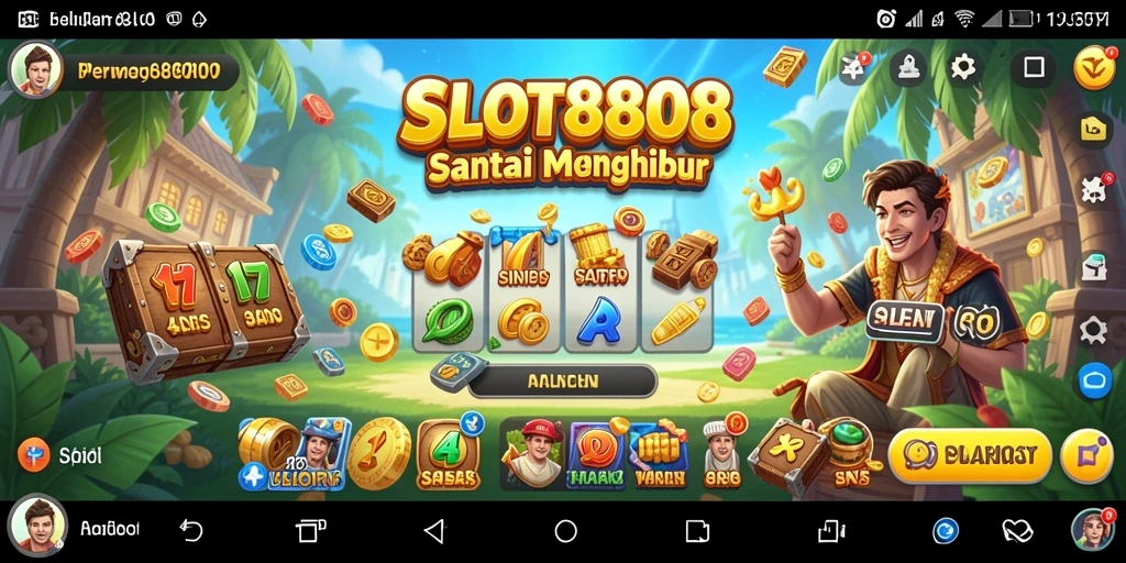 Tampilan gameplay SLOT8808 yang mengasyikkan dan penuh warna.