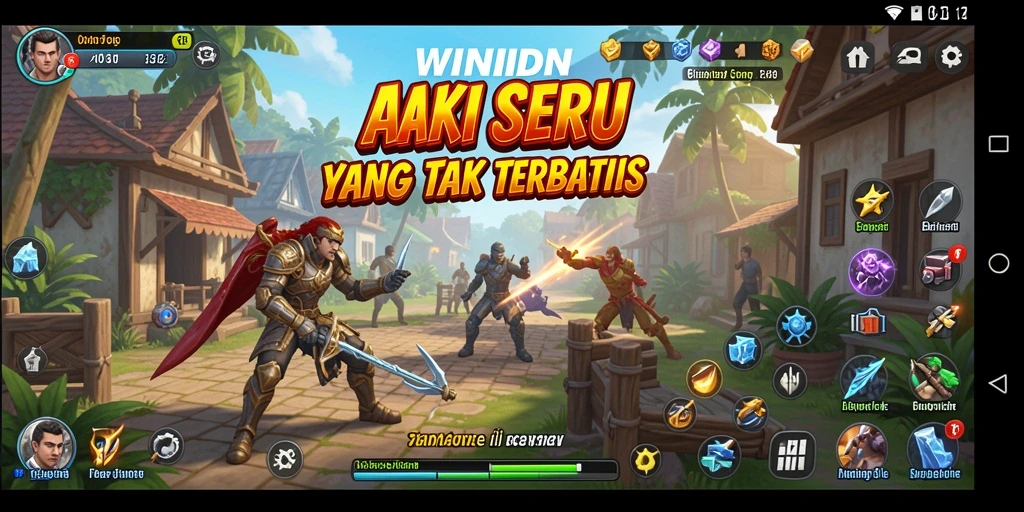 Tampilan gameplay seru dari WINIDN dengan aksi mendebarkan.